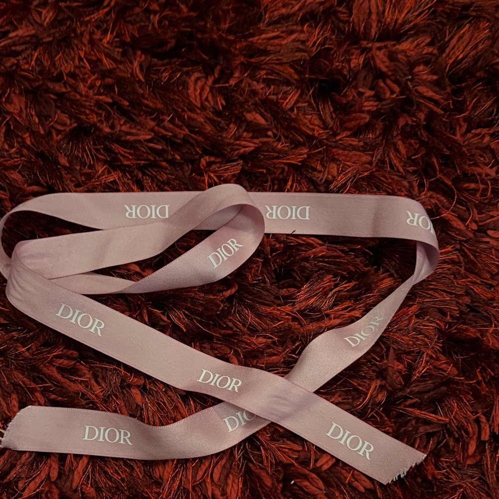 Dior‎ Pink and White Ribbon